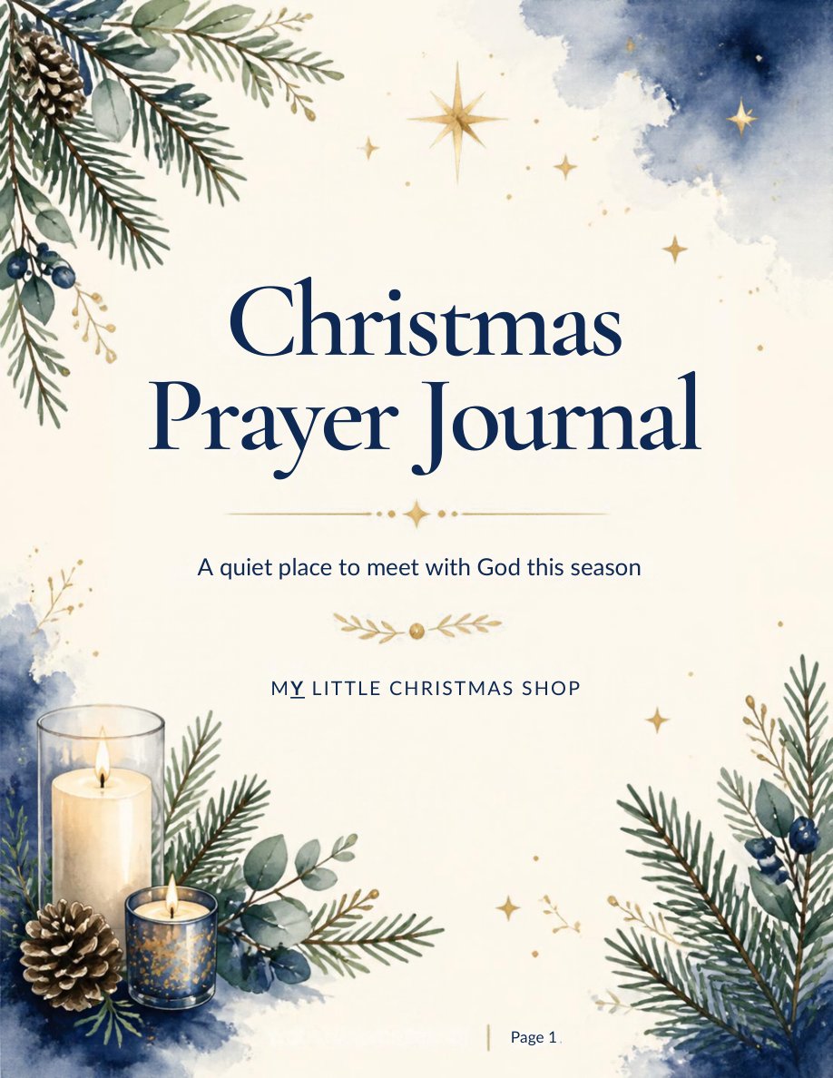 Christmas Prayer Journal cover