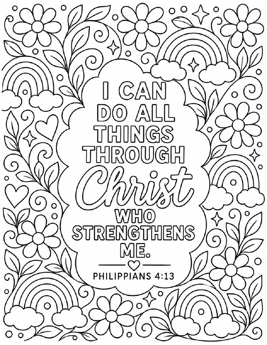 Bible Verse Coloring Pages cover