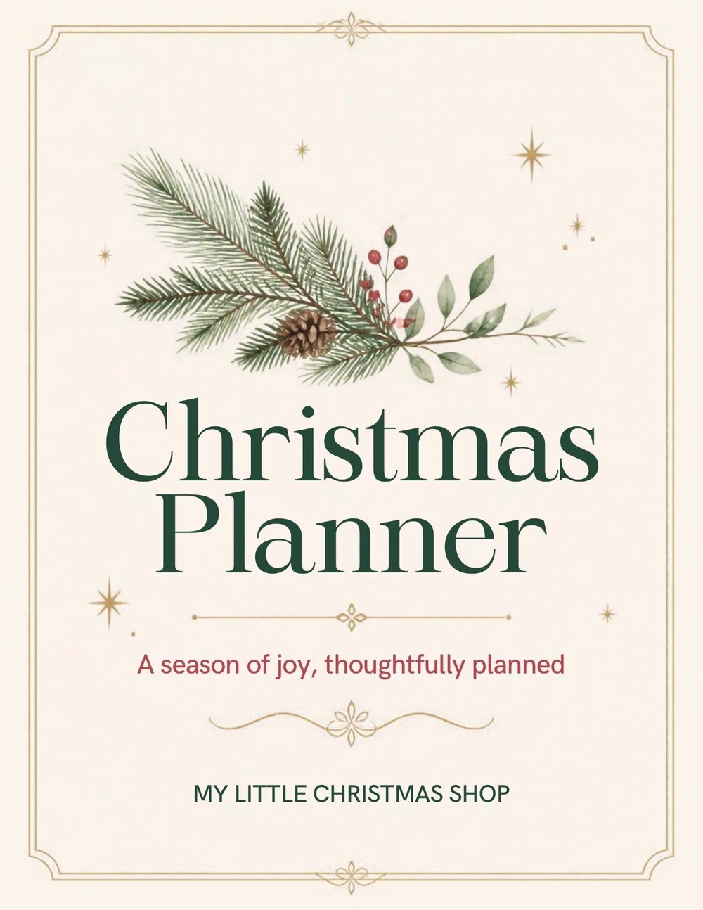 Christmas Planner cover