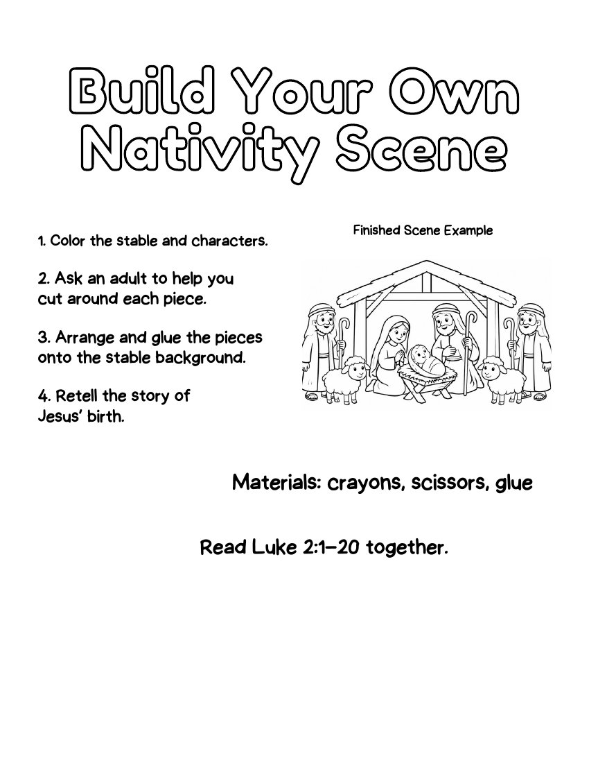Build Your Own Nativity Scene cover