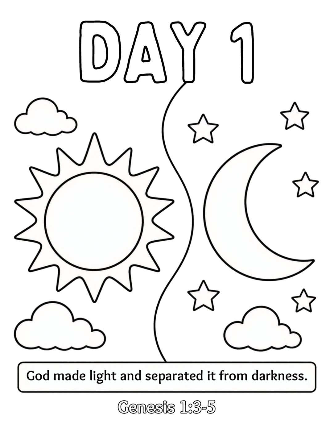 Creation Coloring Pages cover
